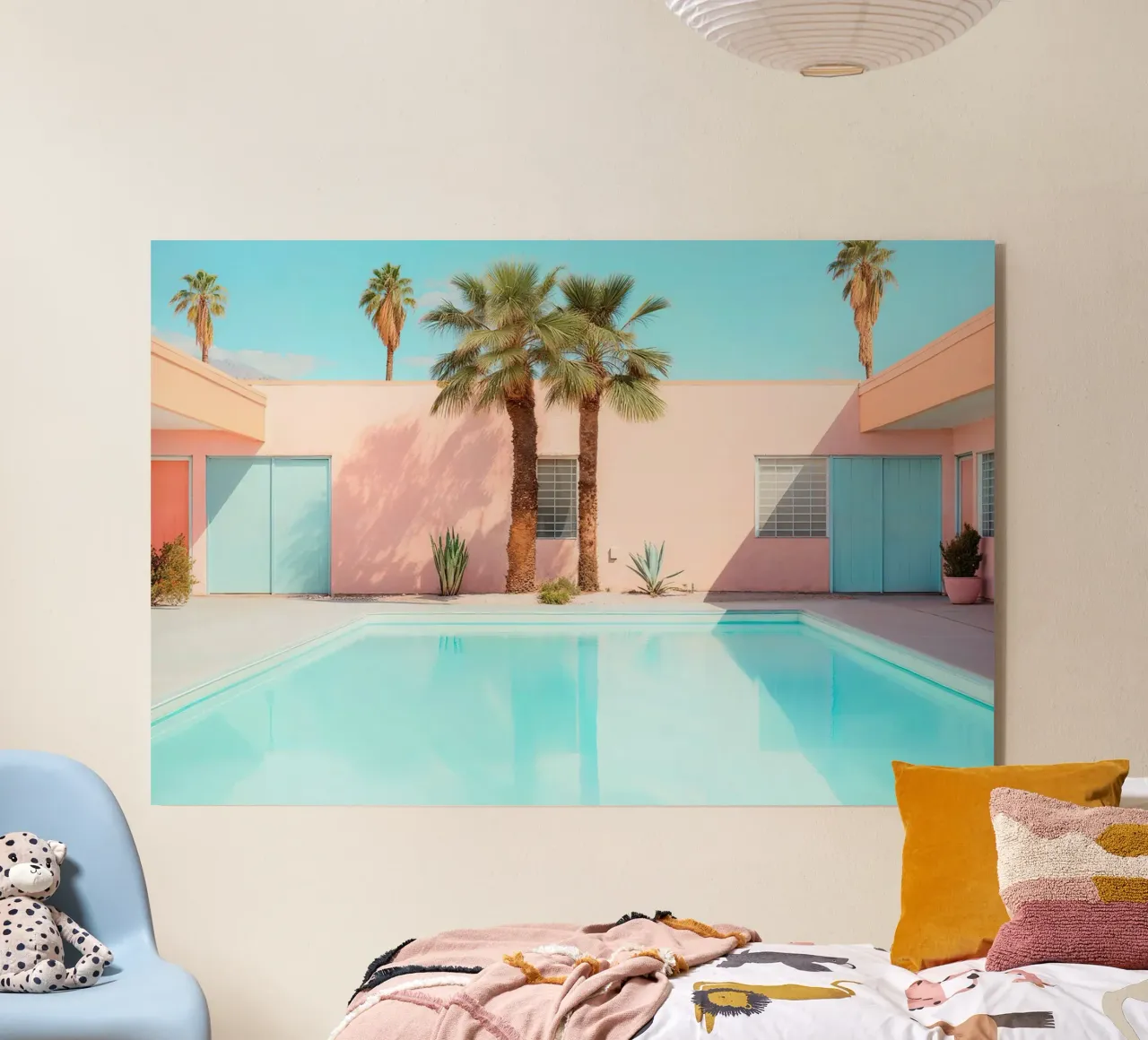 Palm Springs Retro Pool plexiglass da robertmotoiart