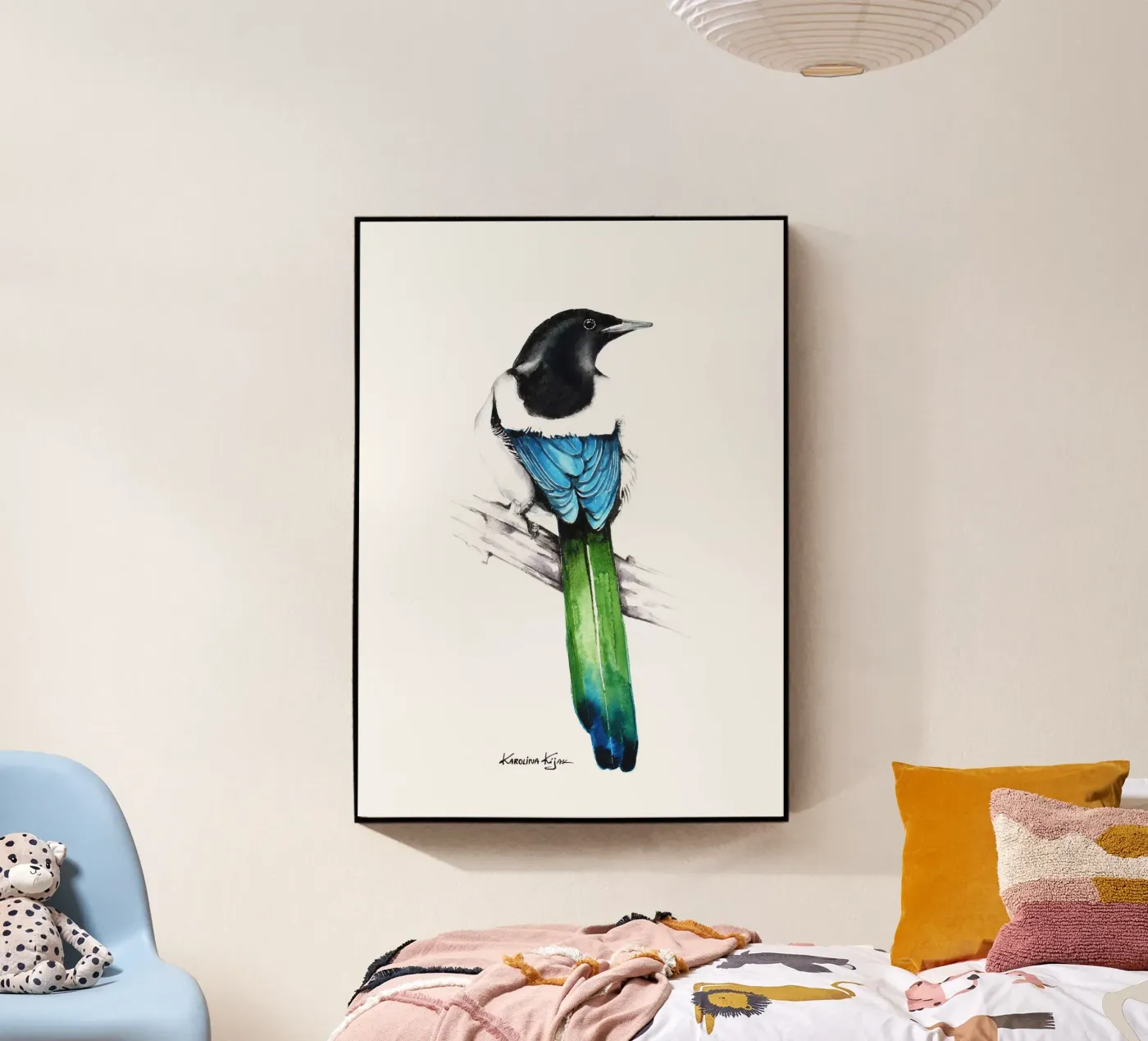 Magpie plexiglass da Karolina Kijak