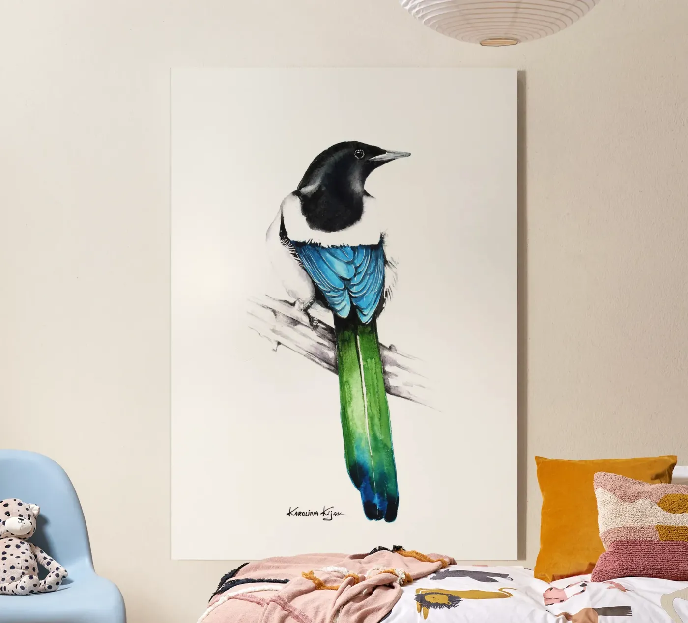 Magpie plexiglass da Karolina Kijak