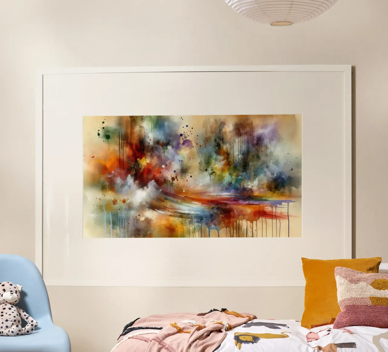 Un vibrante tocco di colore poster da Chromatic Fusion Studio