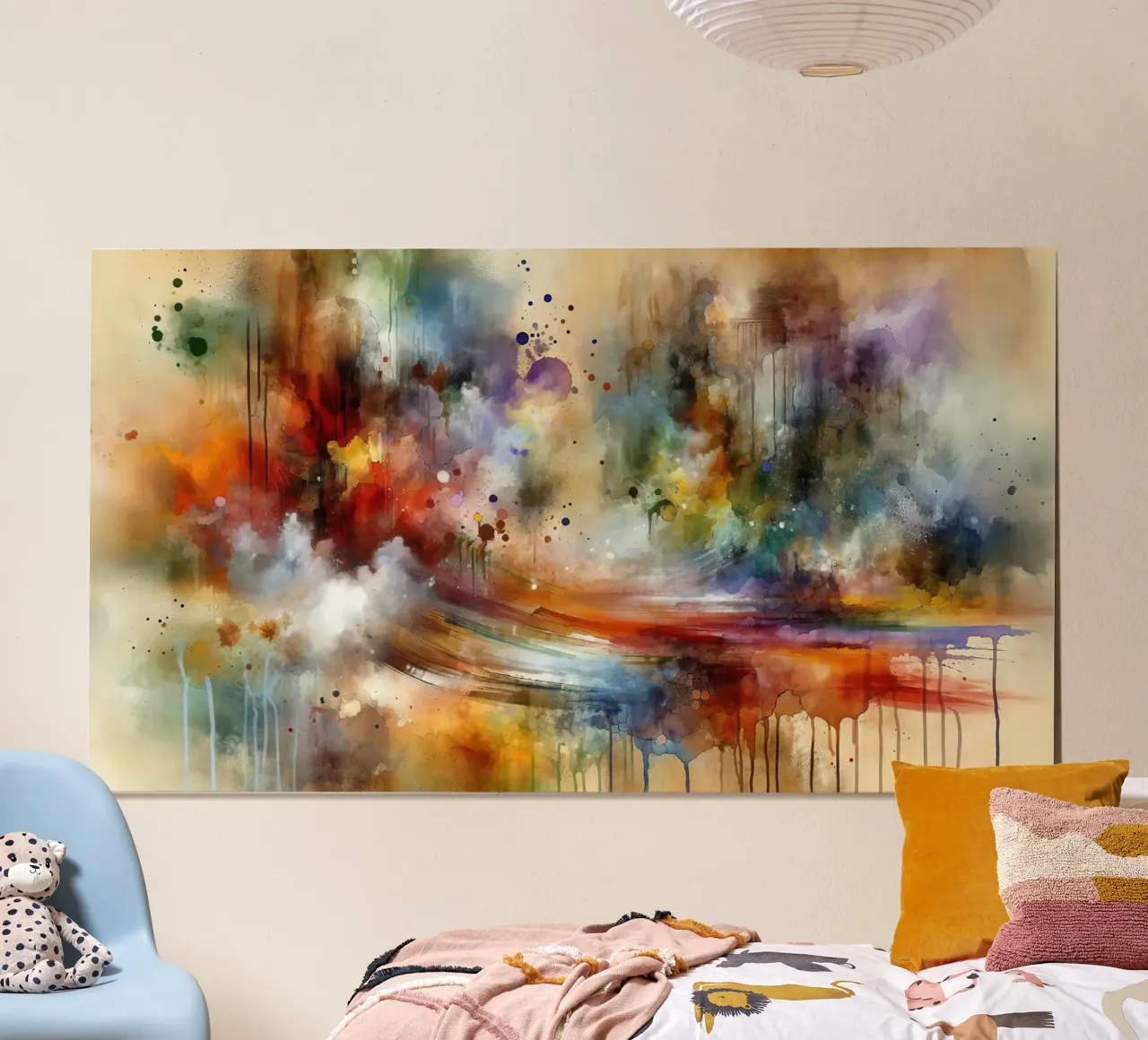 Un vibrante tocco di colore poster da Chromatic Fusion Studio