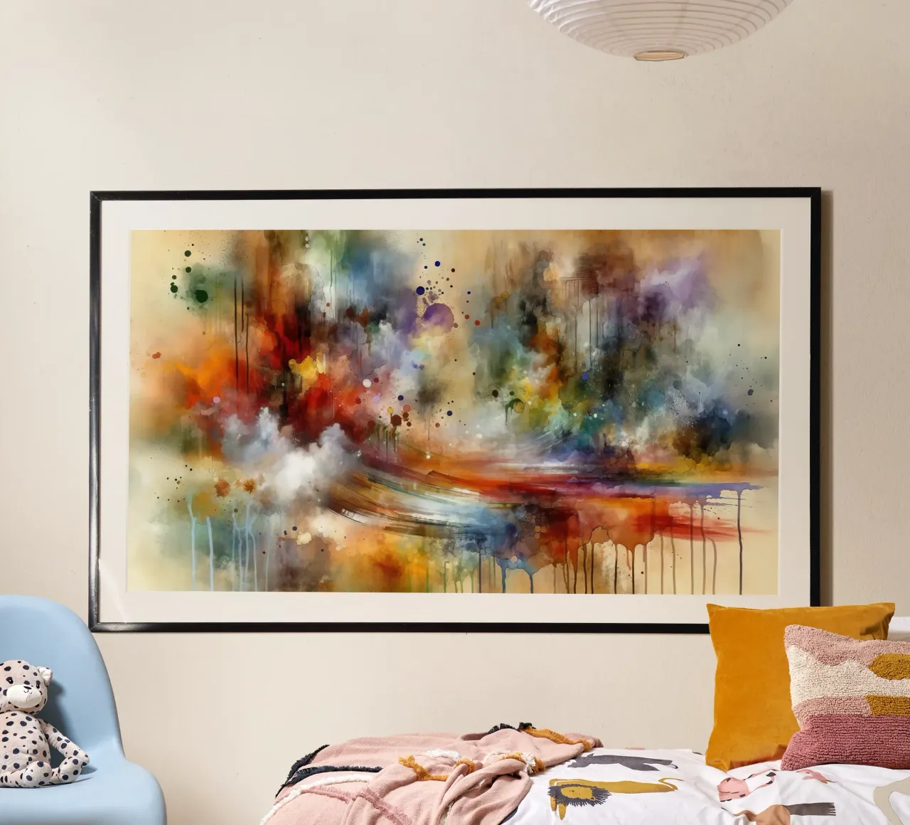 Un vibrante tocco di colore poster da Chromatic Fusion Studio