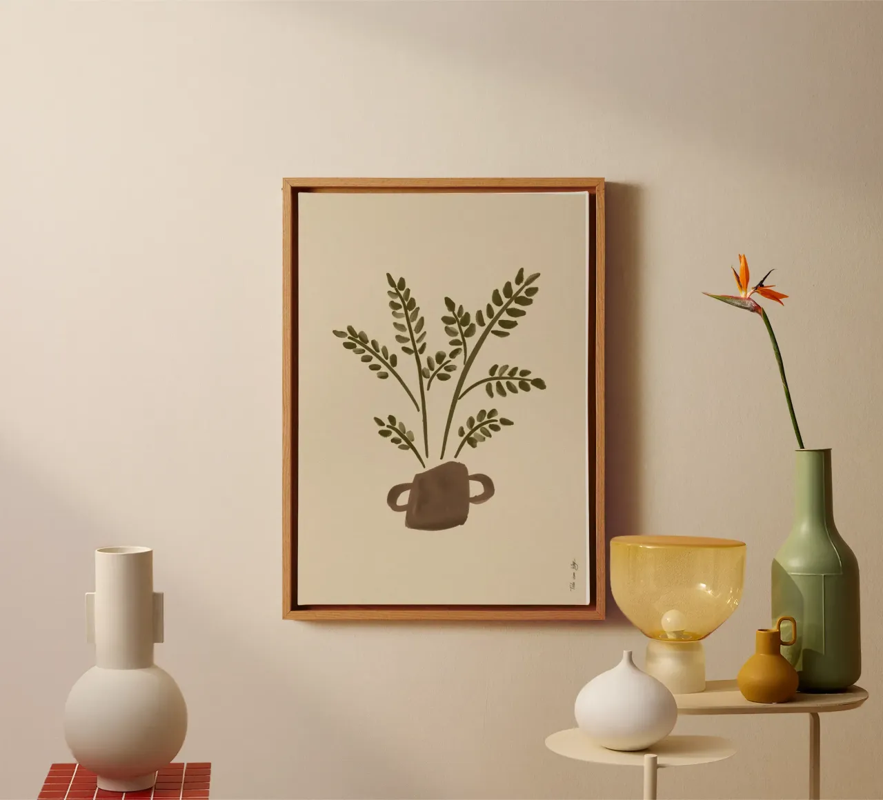 Simple Sprout tela con Cornice a cassetta da Tida vom Weg