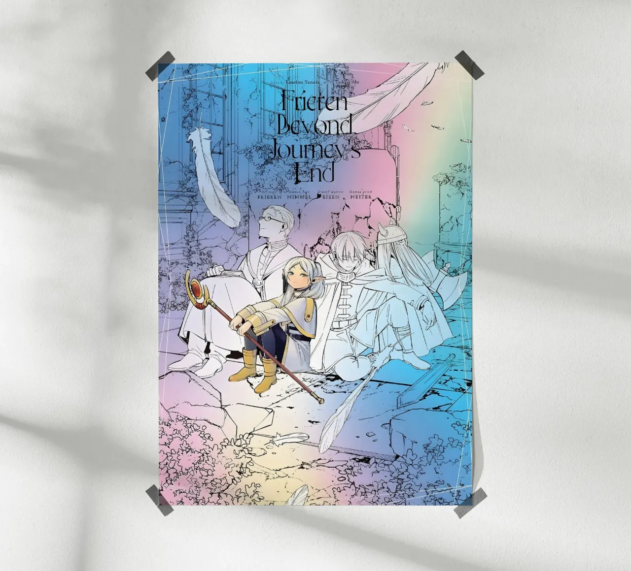 Sousou no Frieren poster con telaio in plastica da donald shop