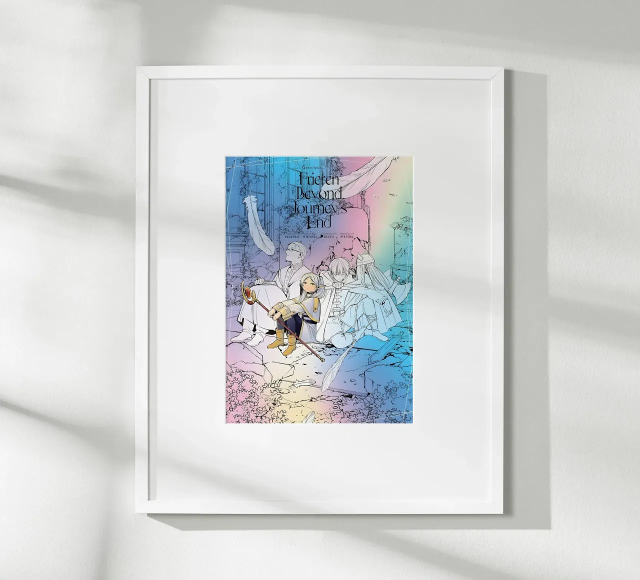 Sousou no Frieren poster con telaio in plastica da donald shop
