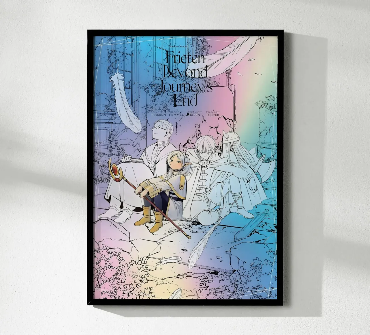 Sousou no Frieren poster con telaio in plastica da donald shop