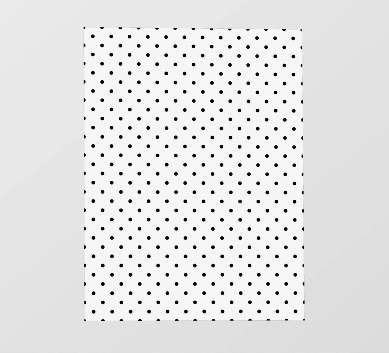 Minimal Basic Polka Dots | Nero su bianco pellicola backlit da Beauty in Simplicity