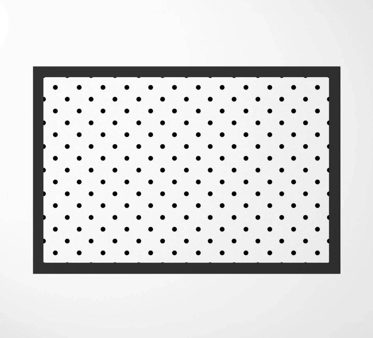 Minimal Basic Polka Dots | Nero su bianco zerbino da Beauty in Simplicity
