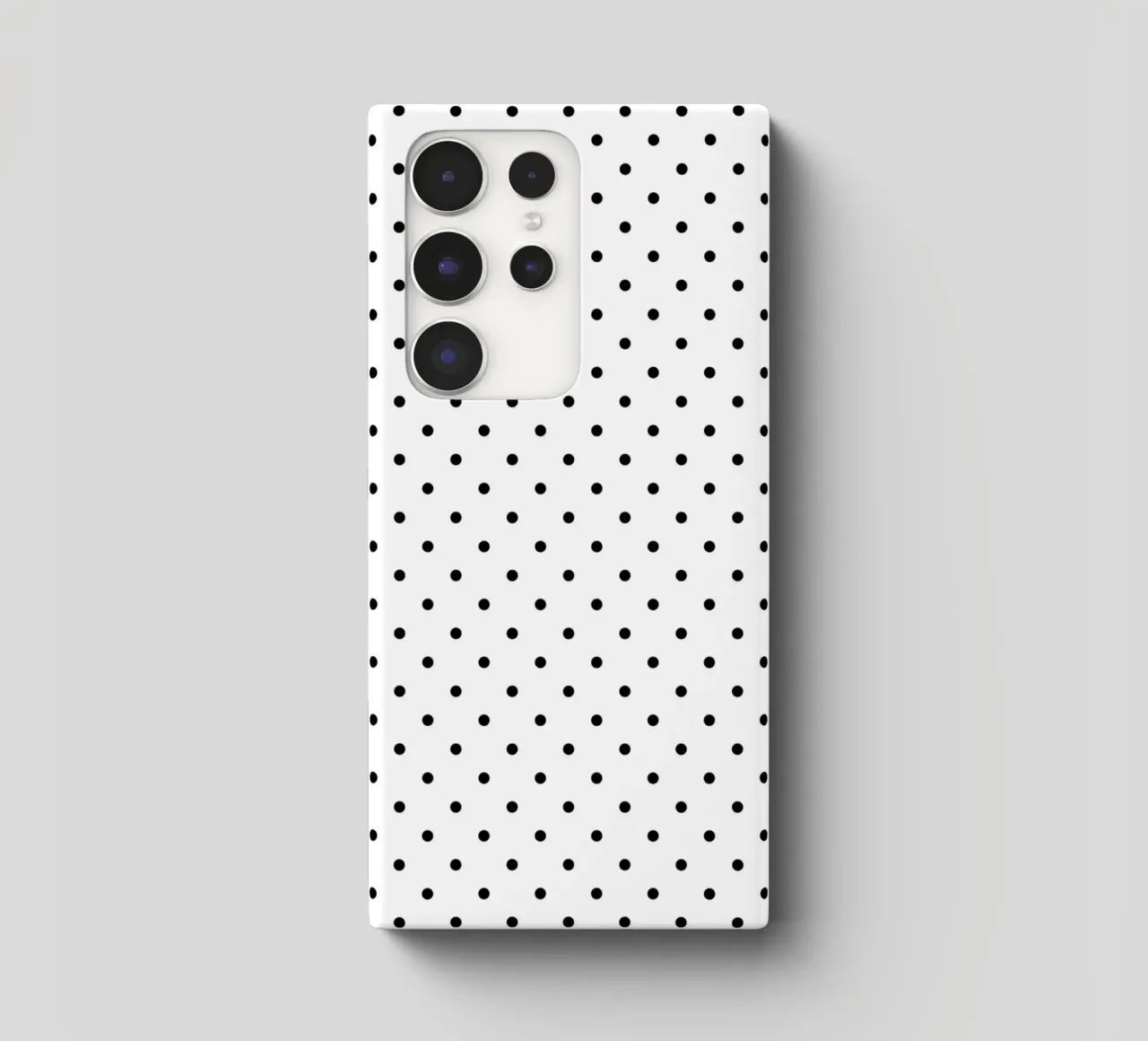 Minimal Basic Polka Dots | Nero su bianco cover samsung da Beauty in Simplicity