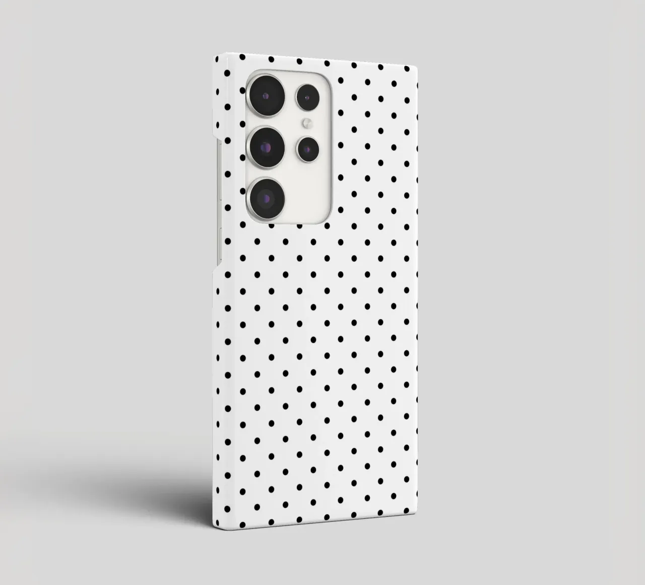 Minimal Basic Polka Dots | Nero su bianco cover samsung da Beauty in Simplicity