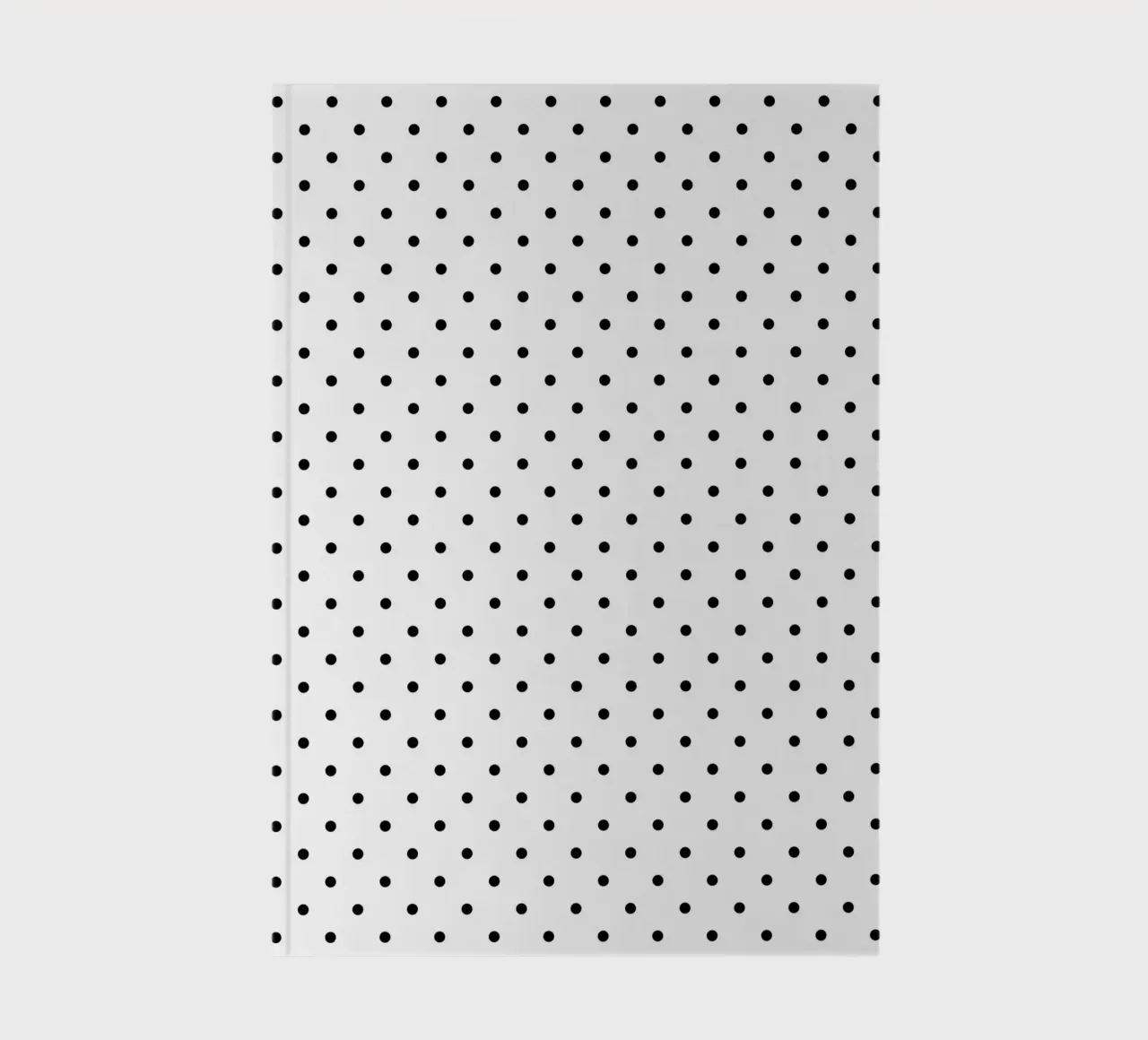Minimal Basic Polka Dots | Zwart op Wit notitieboek van Beauty in Simplicity