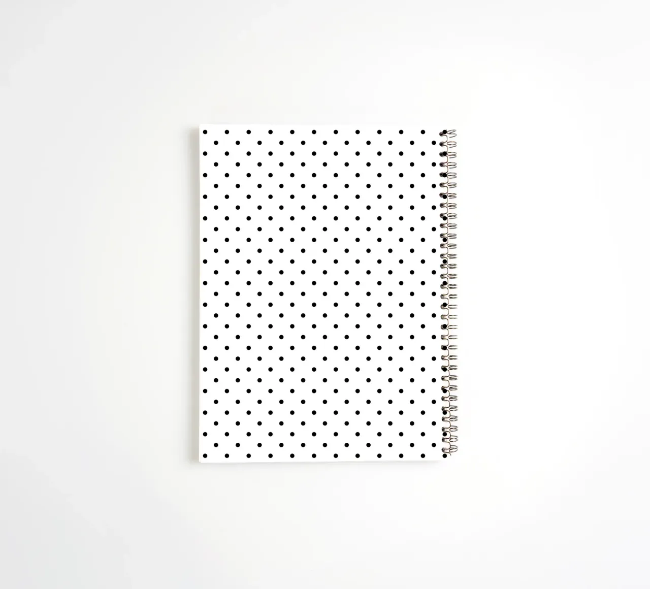 Minimal Basic Polka Dots | Nero su bianco diario ad anelli da Beauty in Simplicity