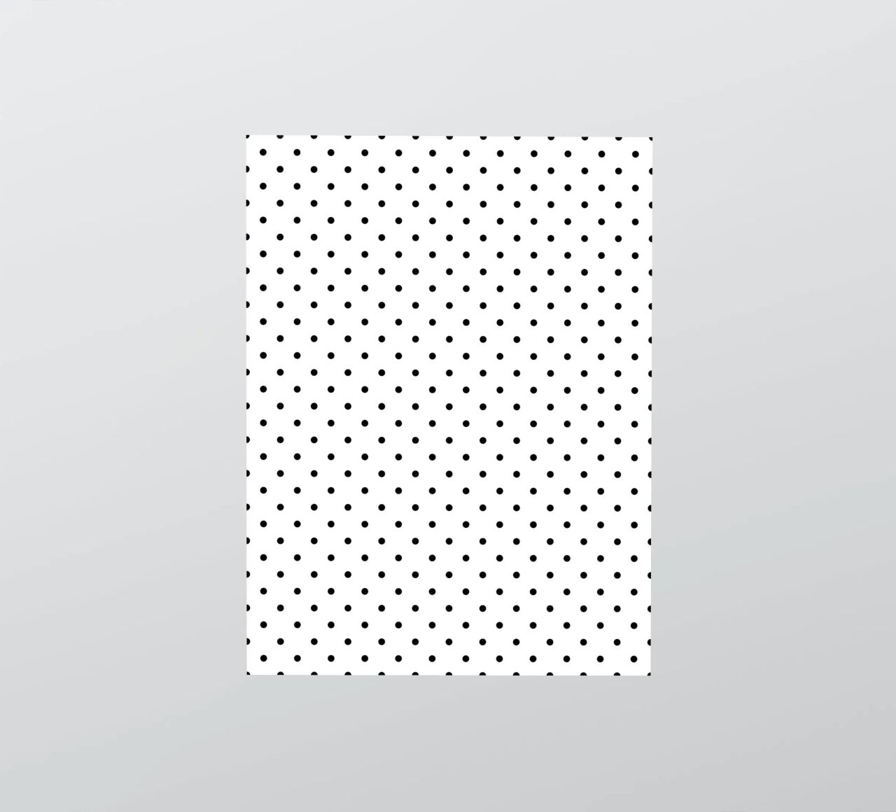 Minimal Basic Polka Dots | Nero su bianco adesivo da Beauty in Simplicity