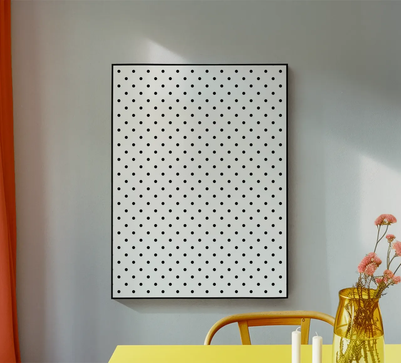 Minimal Basic Polka Dots | Nero su bianco plexiglass da Beauty in Simplicity