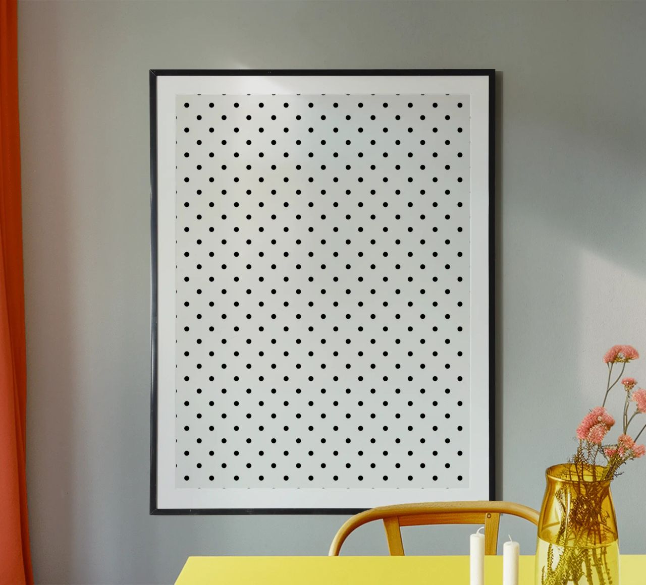 Minimal Basic Polka Dots | Nero su bianco carta hahnemühle da Beauty in Simplicity