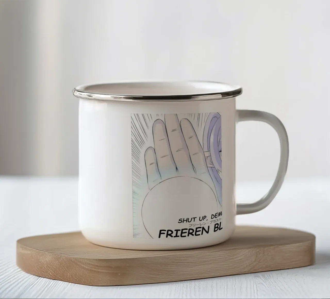 Zitto tazza in smalto da donald shop