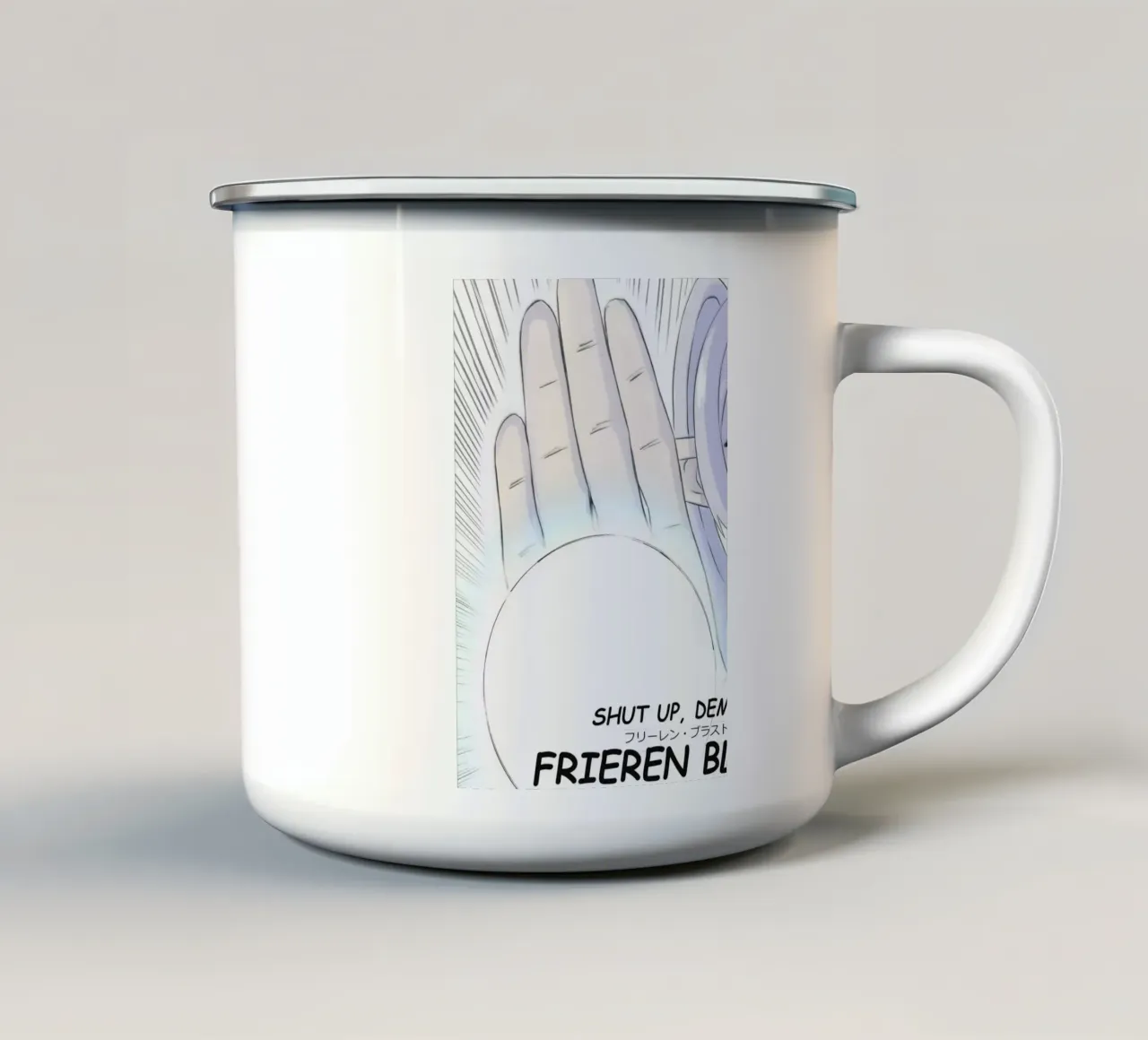 Zitto tazza in smalto da donald shop