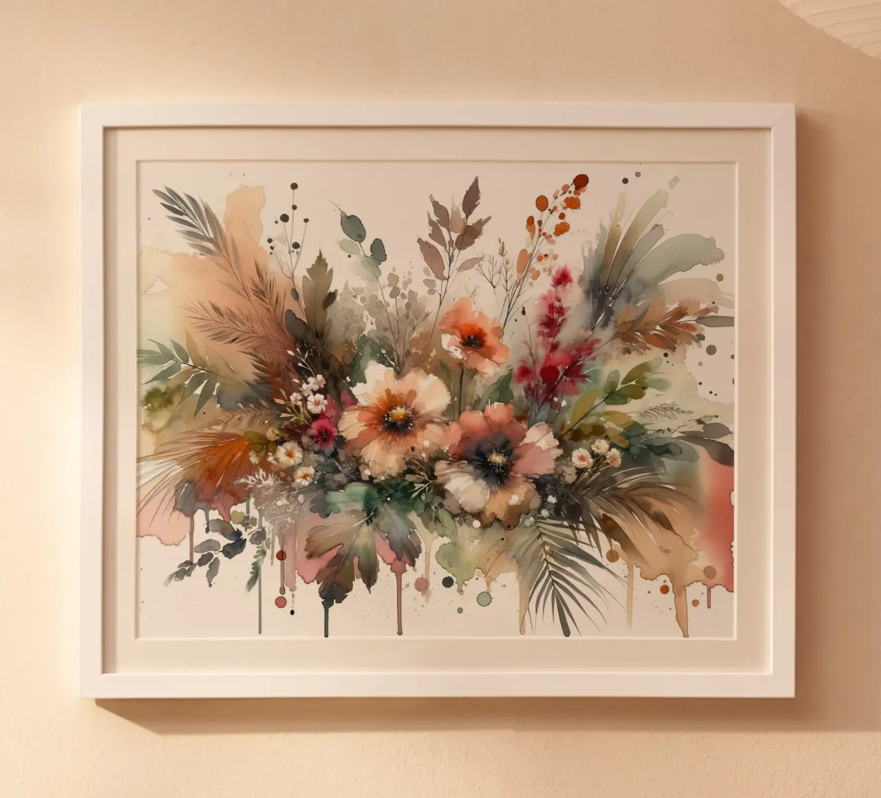Acquerello Bloom Harmony poster da Chromatic Fusion Studio