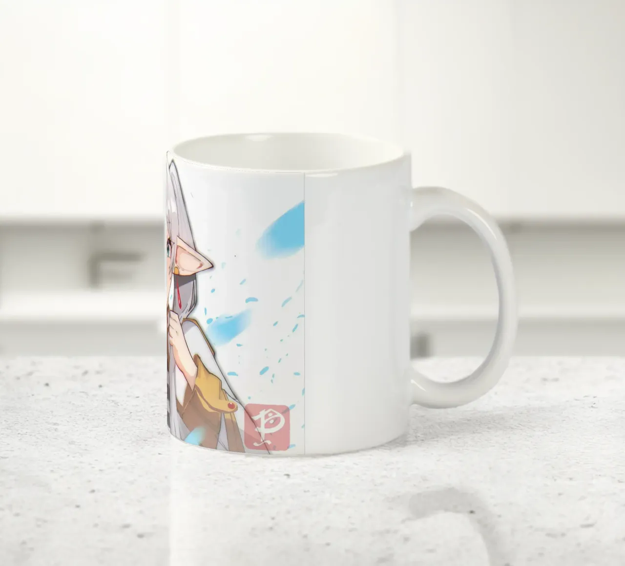 ragazza timida tazza in ceramica da donald shop