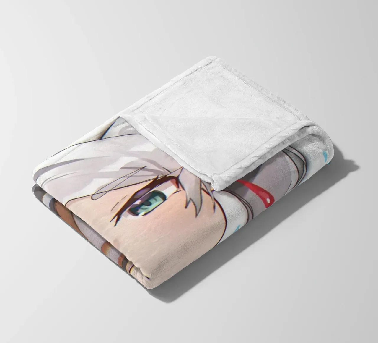 ragazza timida coperta in pile da donald shop