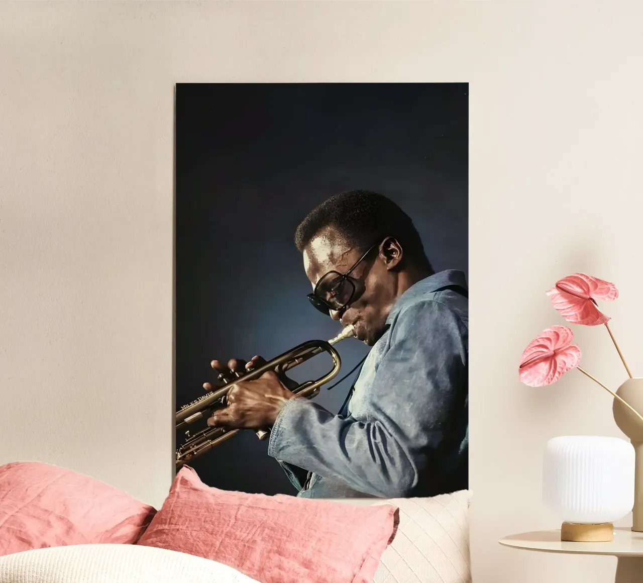 Miles Davis poster da Low poly art