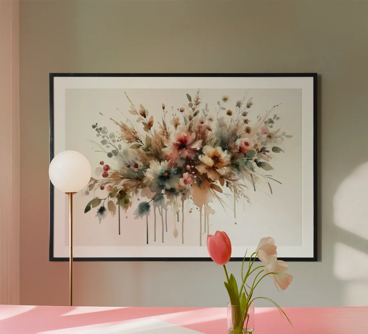Sprazzi di fiori stravaganti poster da Chromatic Fusion Studio
