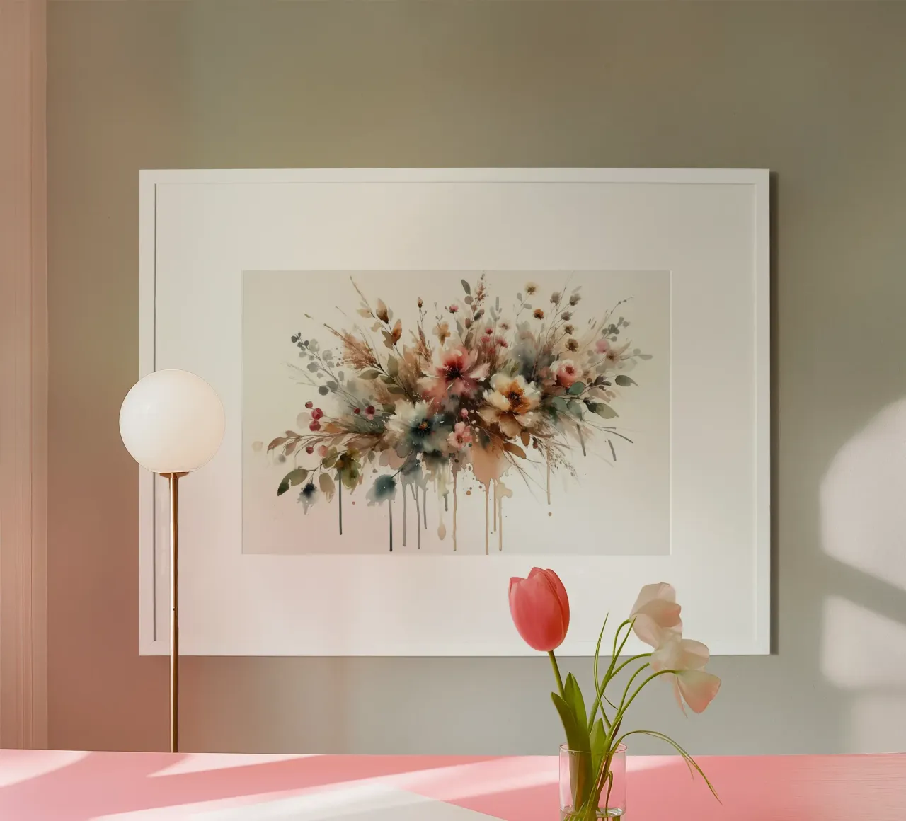 Sprazzi di fiori stravaganti poster da Chromatic Fusion Studio