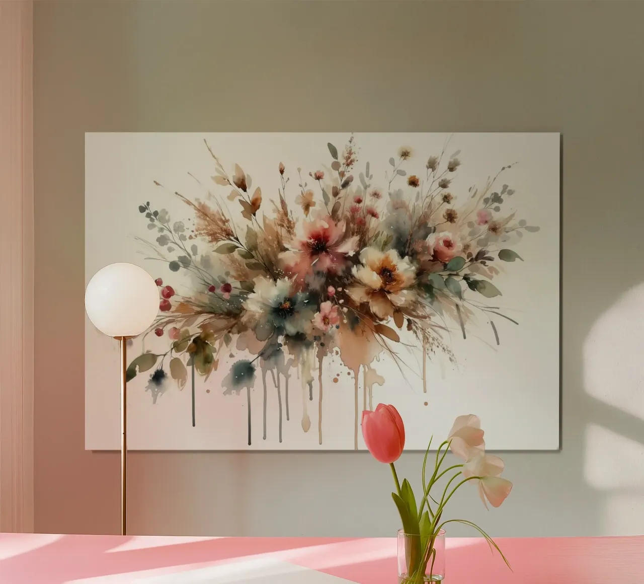 Sprazzi di fiori stravaganti poster da Chromatic Fusion Studio