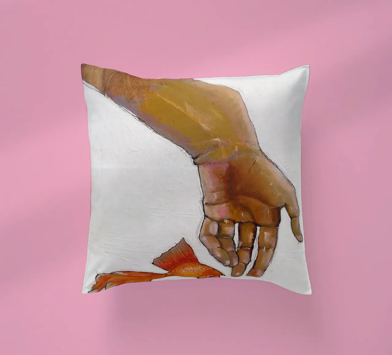 Mano con koi cuscino da Martin Ahrens