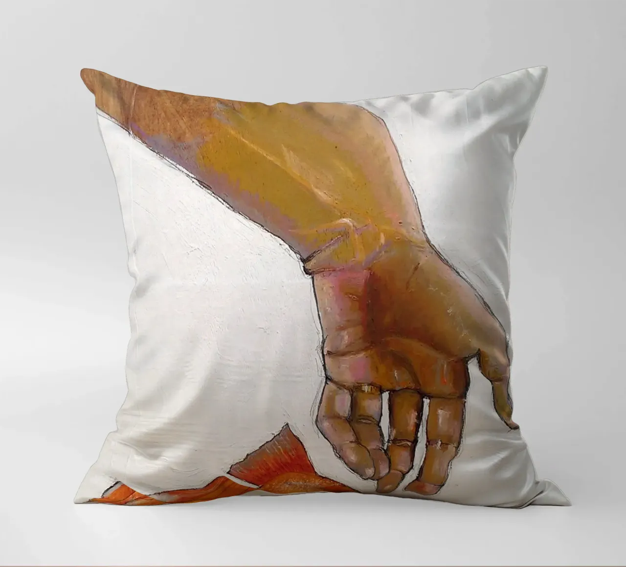 Mano con koi cuscino da Martin Ahrens