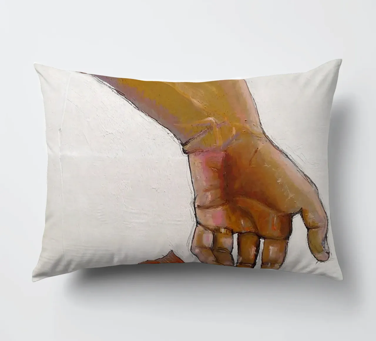 Mano con koi cuscino da Martin Ahrens