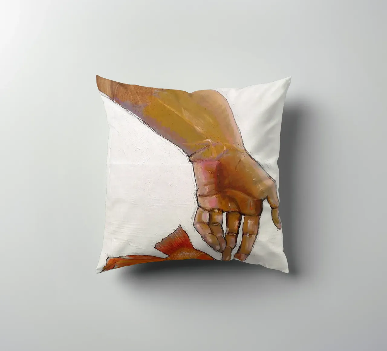 Mano con koi cuscino da Martin Ahrens
