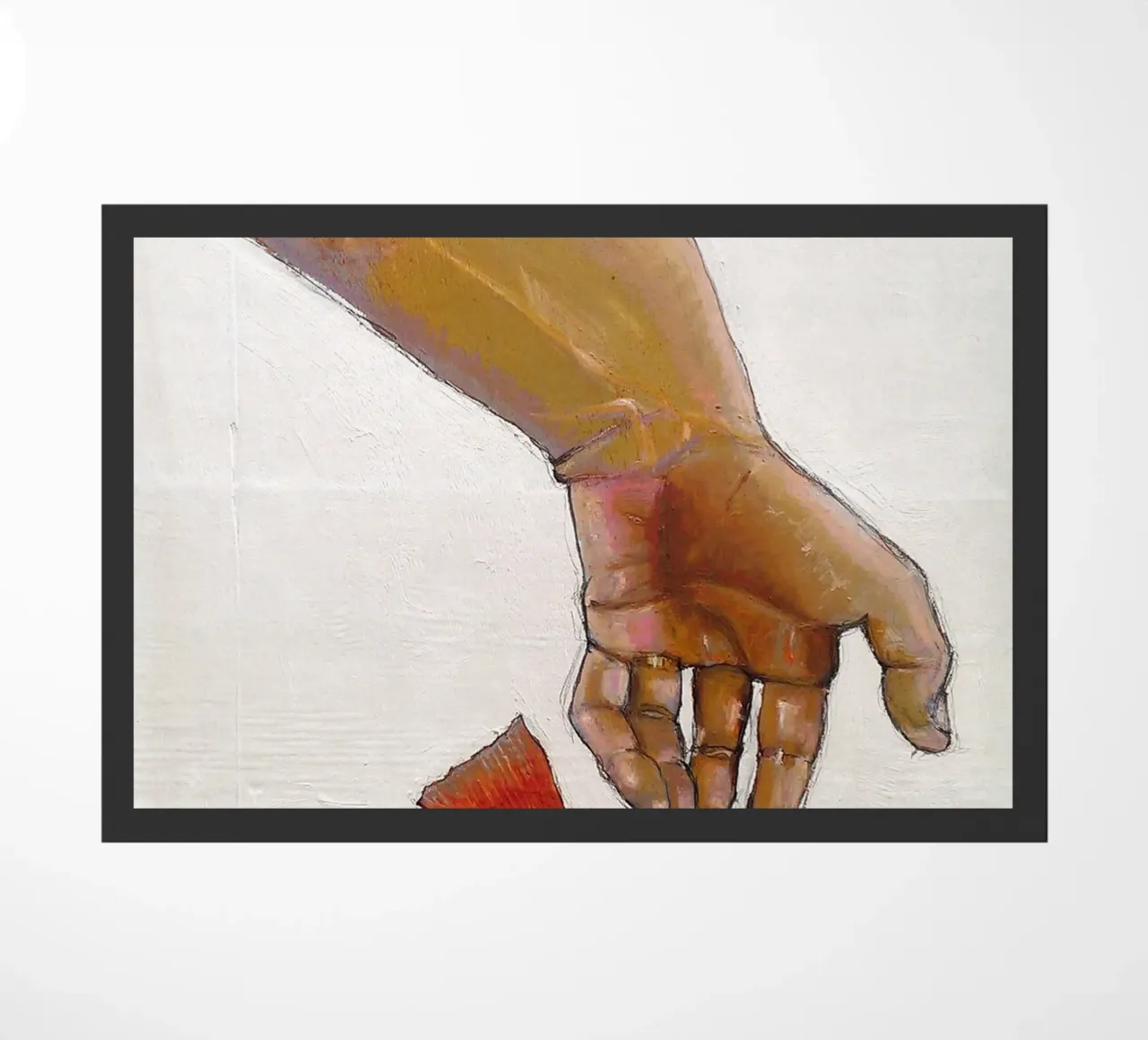 Mano con koi zerbino da Martin Ahrens