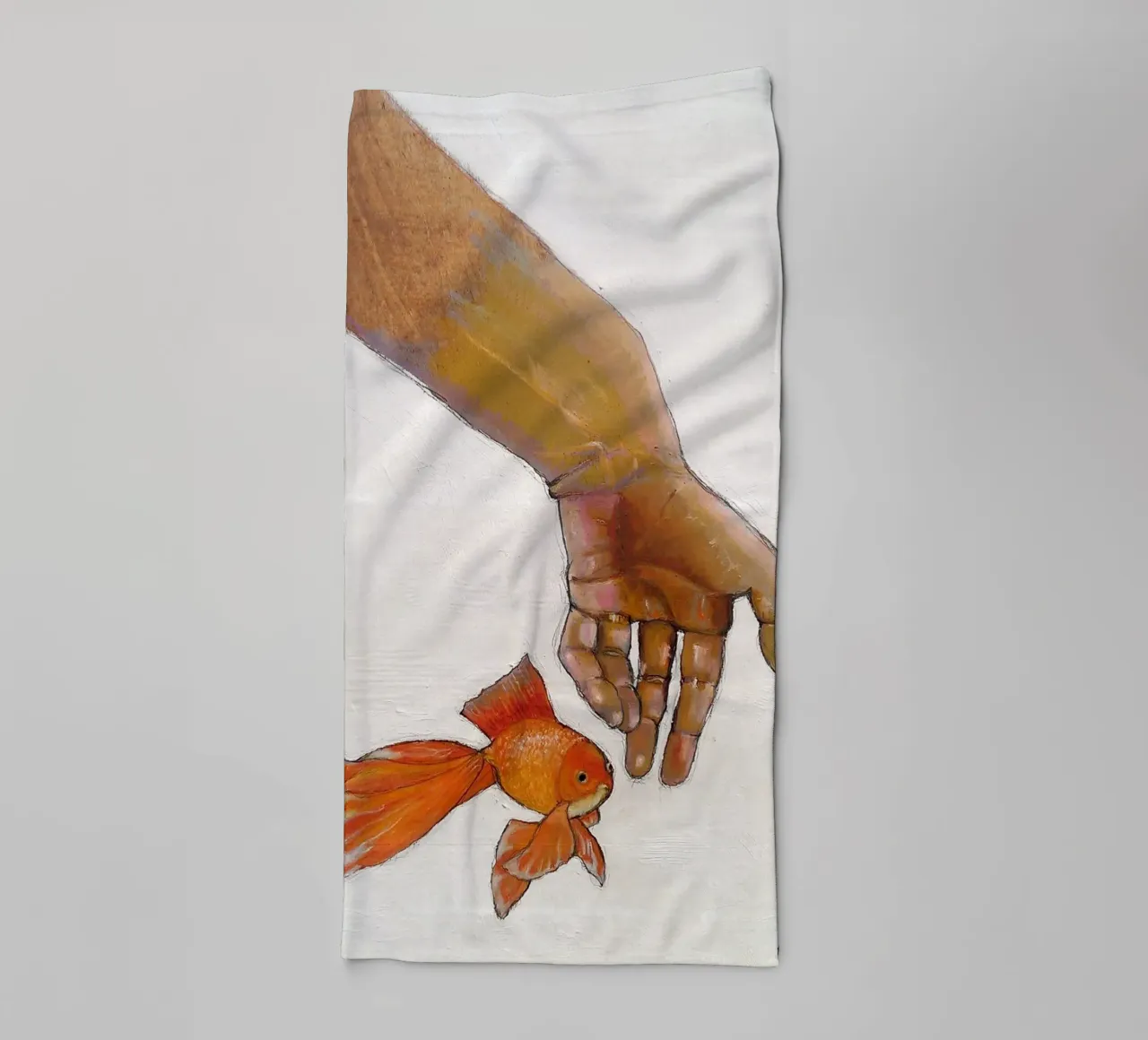 Mano con koi asciugamano da bagno da Martin Ahrens