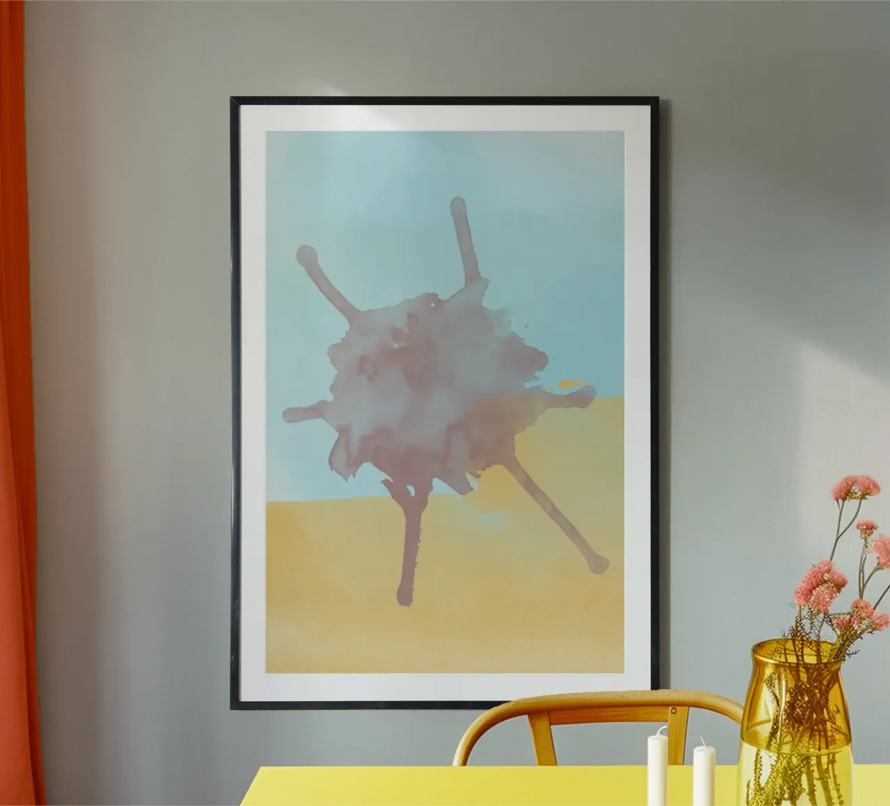 Klecks Poster von AESTHETIC VIBES by Isabel