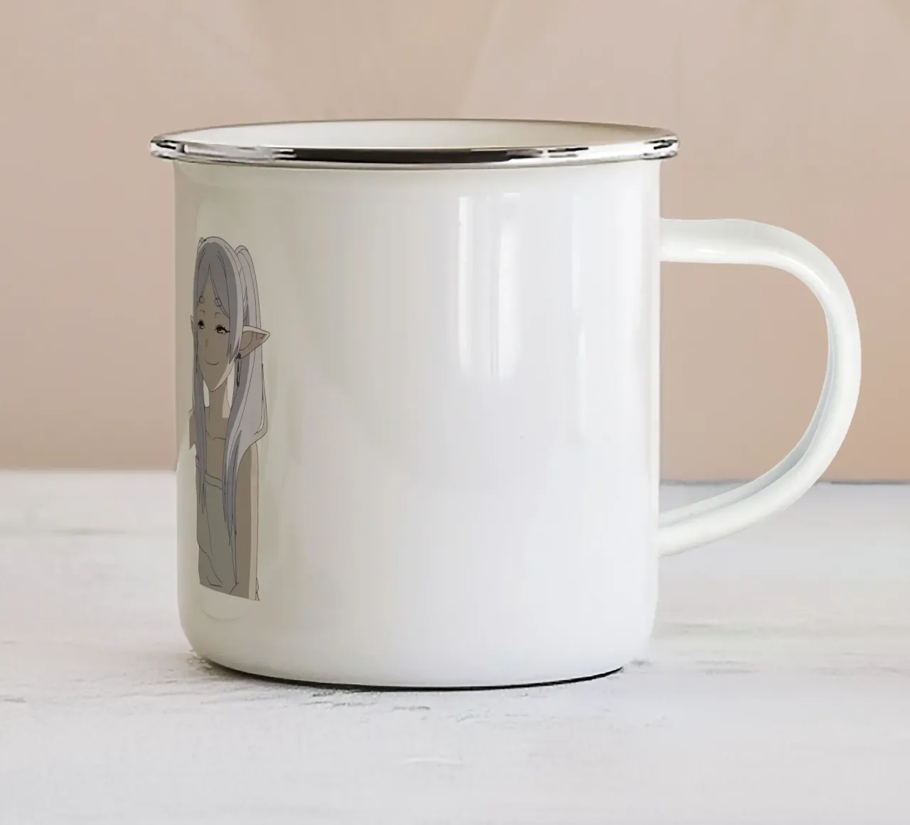 Congelare il sorriso tazza in smalto da donald shop