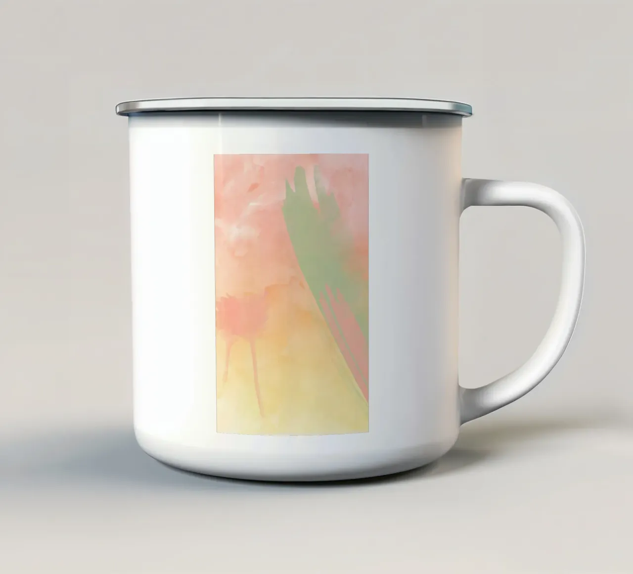 Aquarell-Kleks tazza in smalto da AESTHETIC VIBES by Isabel