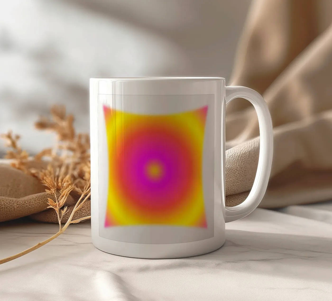 Radiant Echo ceramic mug by RS LAB STUDIO