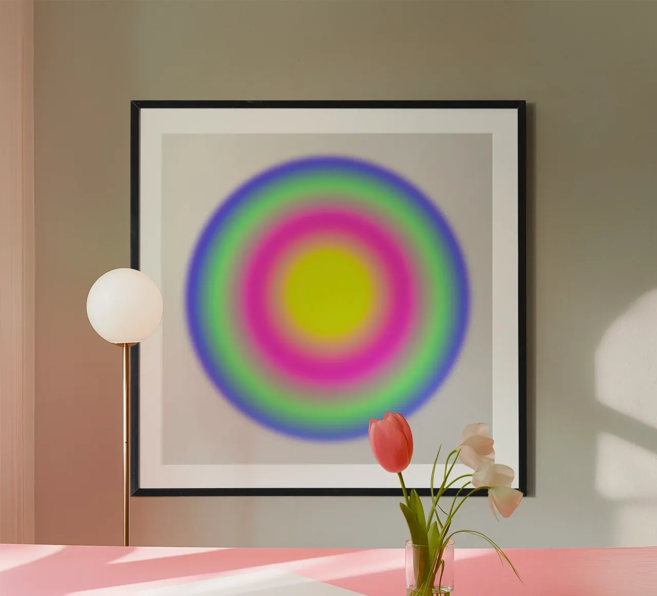 Blinding Grace poster con telaio in alluminio da RS LAB STUDIO