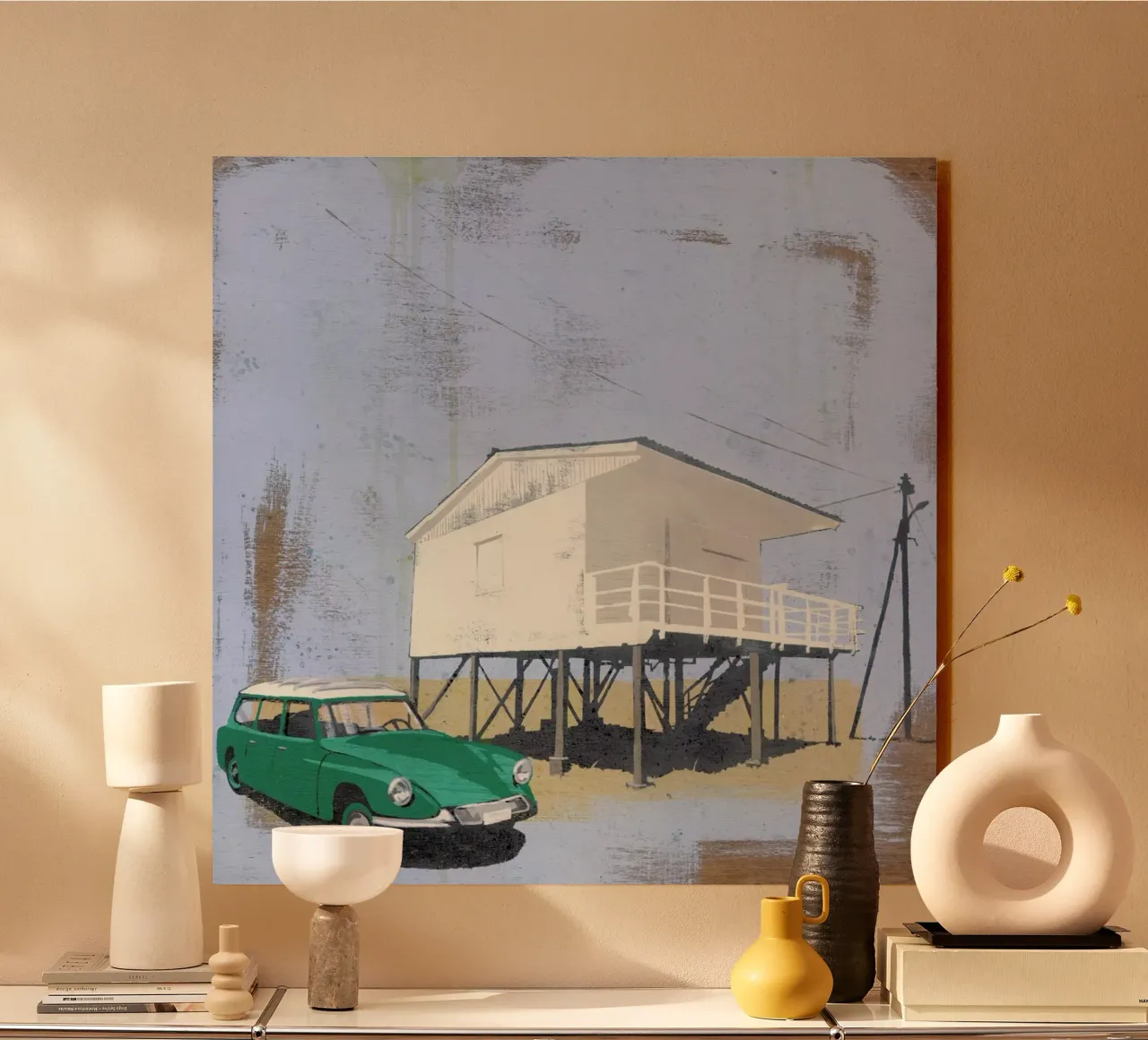 Gruissan Cabane 1 plexiglass da Andy Bridge