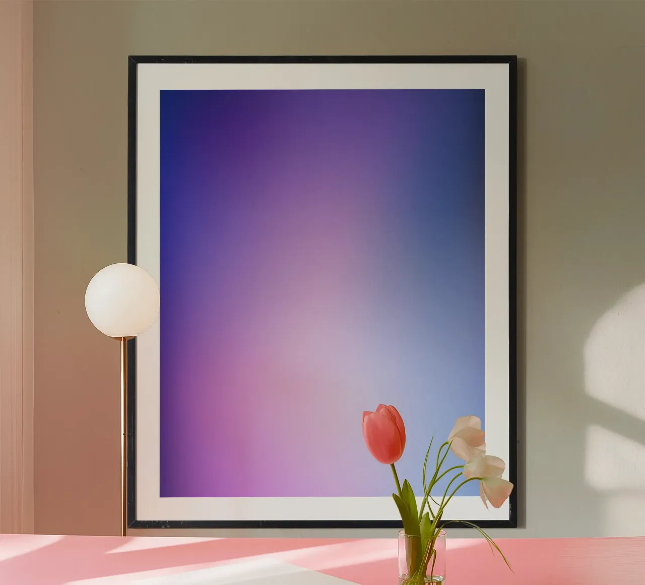 Sunwave poster con telaio in legno da RS LAB STUDIO