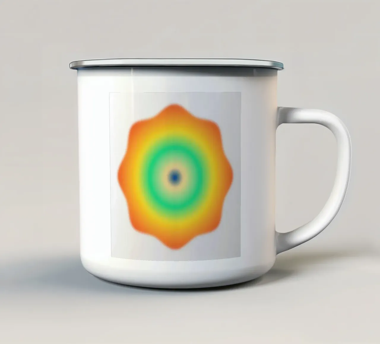 Crystal Heat tazza in smalto da RS LAB STUDIO