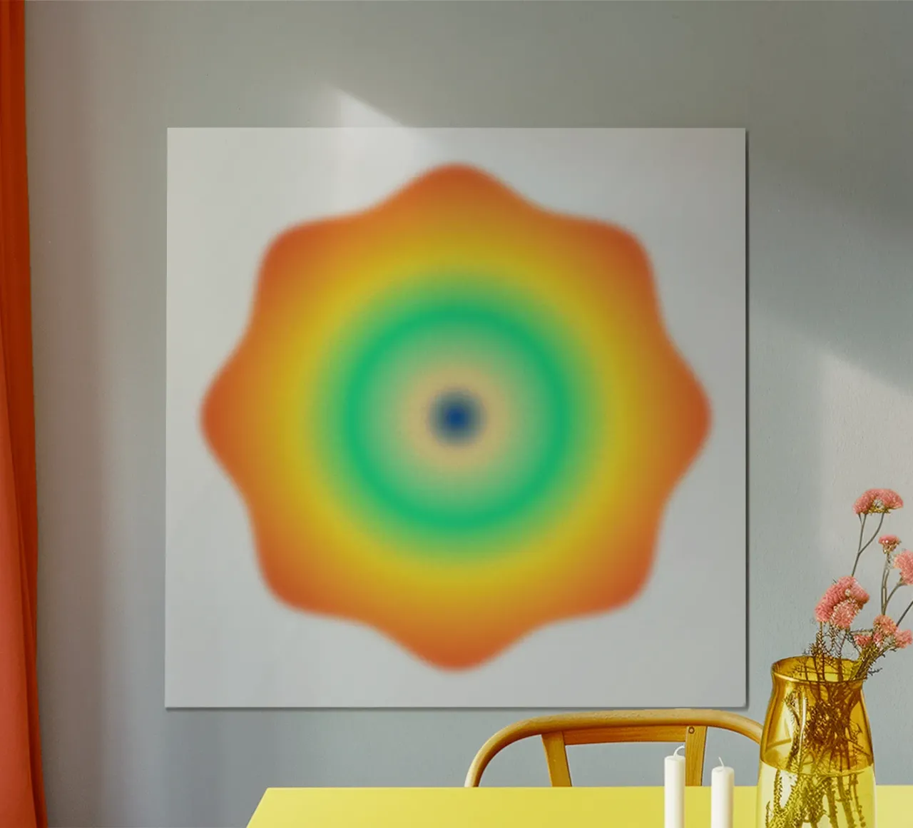 Crystal Heat poster con telaio in legno da RS LAB STUDIO