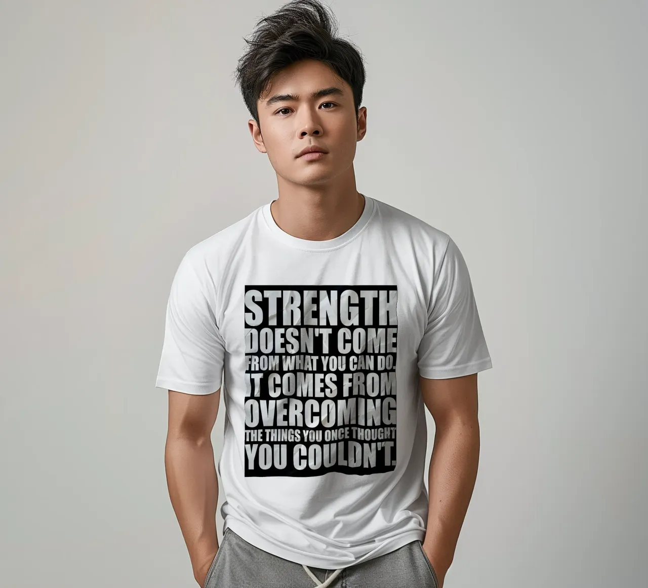 STRENGTH DOESNT COME t-shirt da Type & Tape