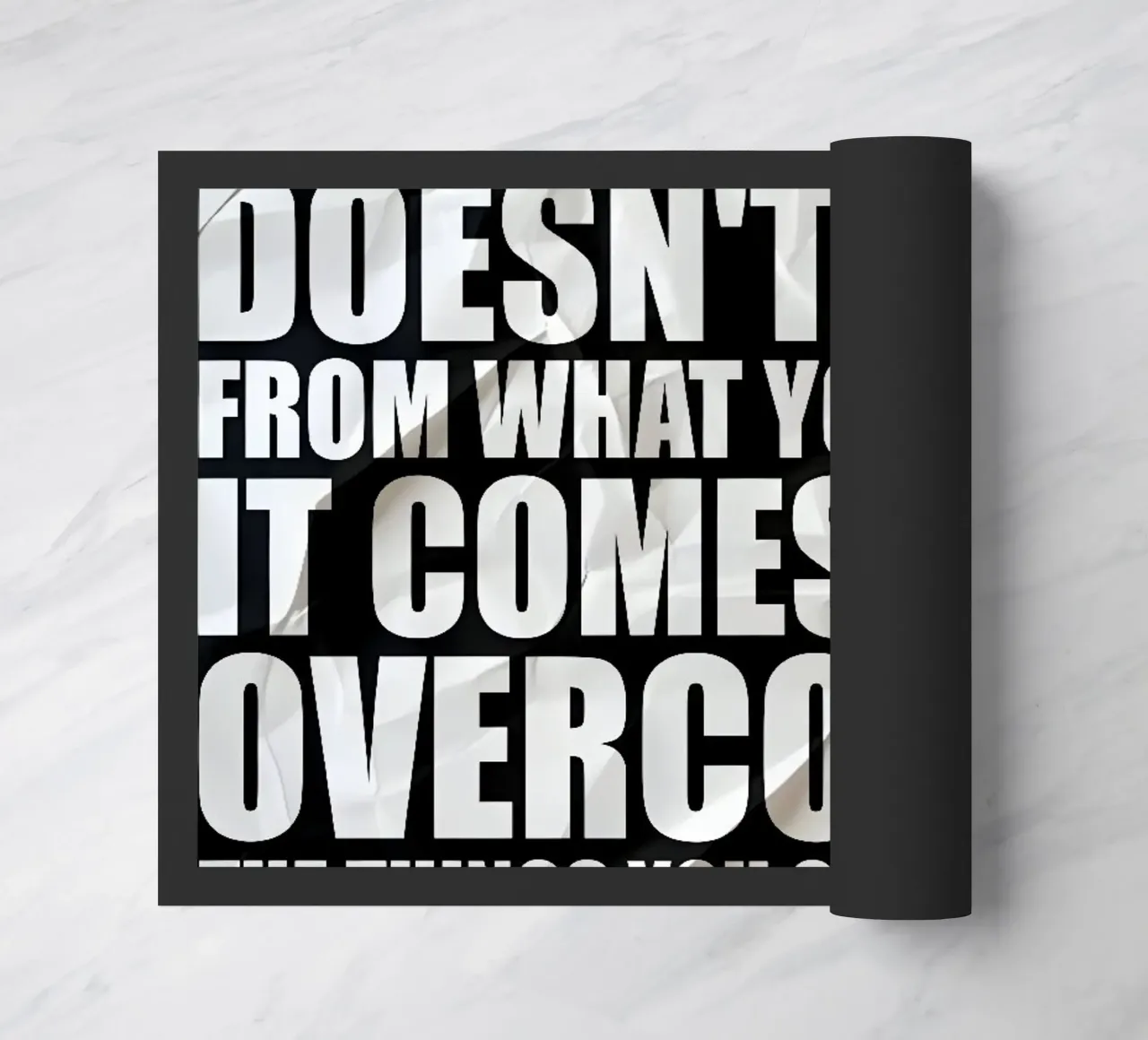 STRENGTH DOESNT COME zerbino da Type & Tape