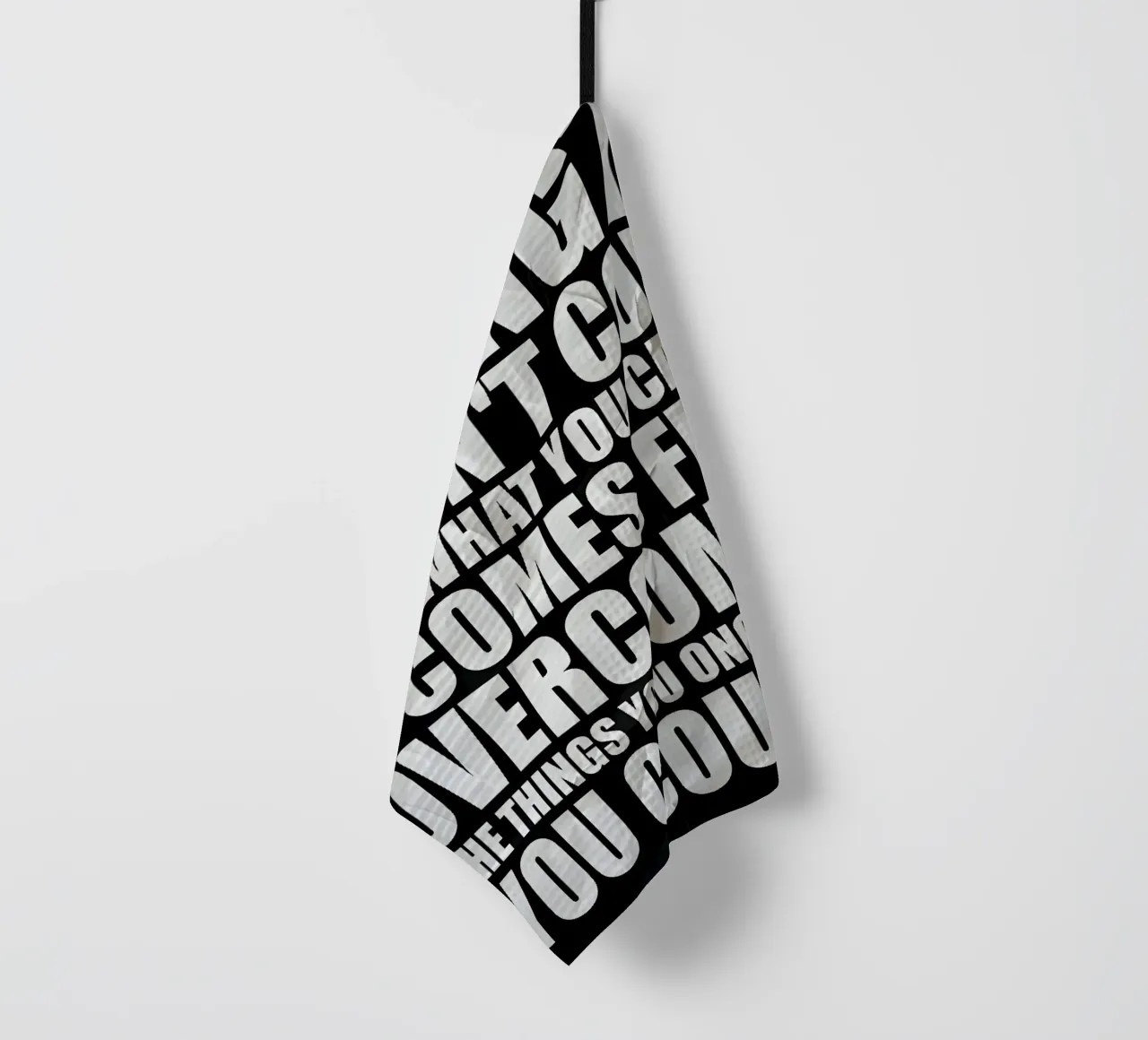 STRENGTH DOESNT COME canovaccio da cucina da Type & Tape