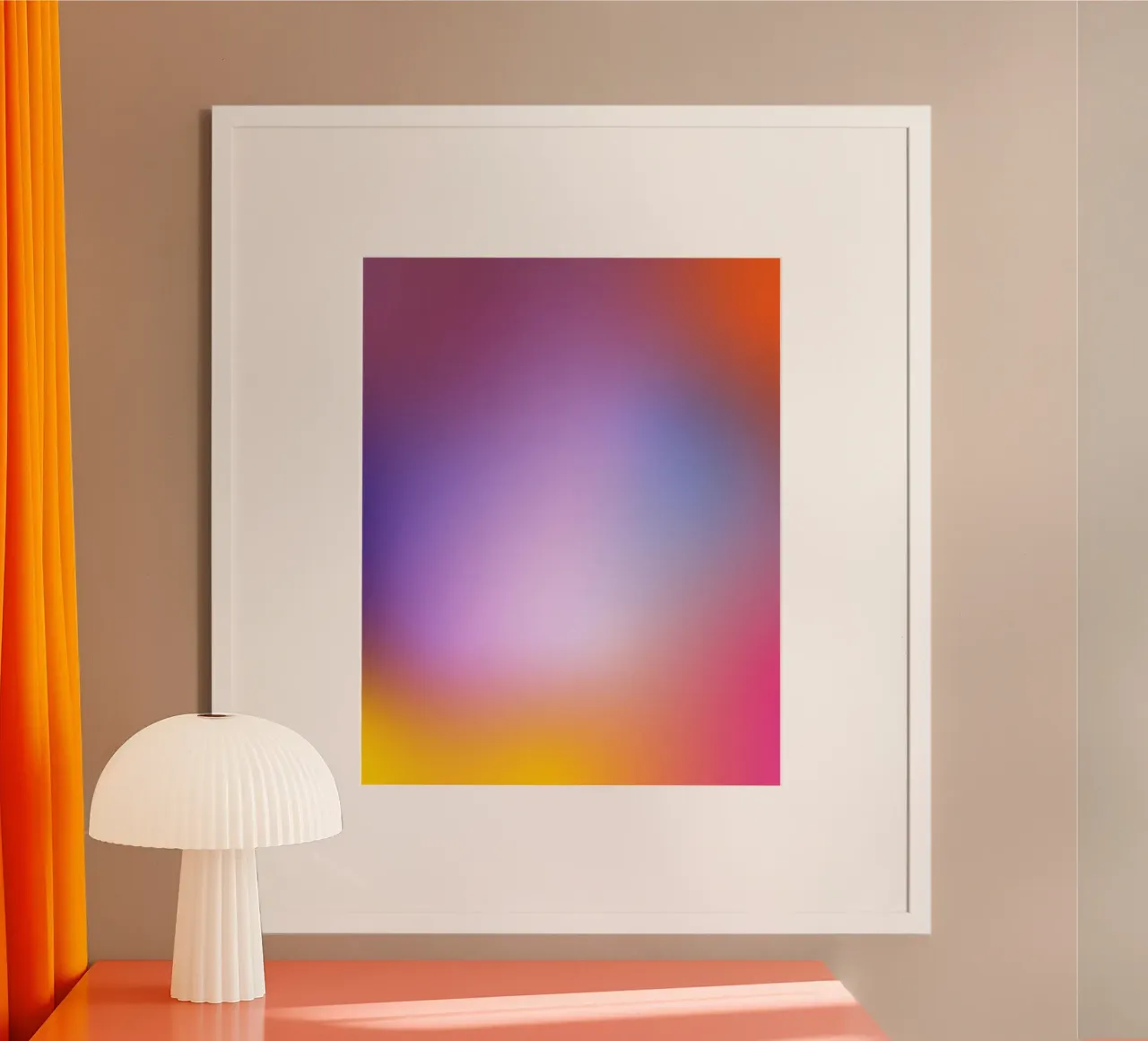 Stellar Pulse poster con telaio in legno da RS LAB STUDIO
