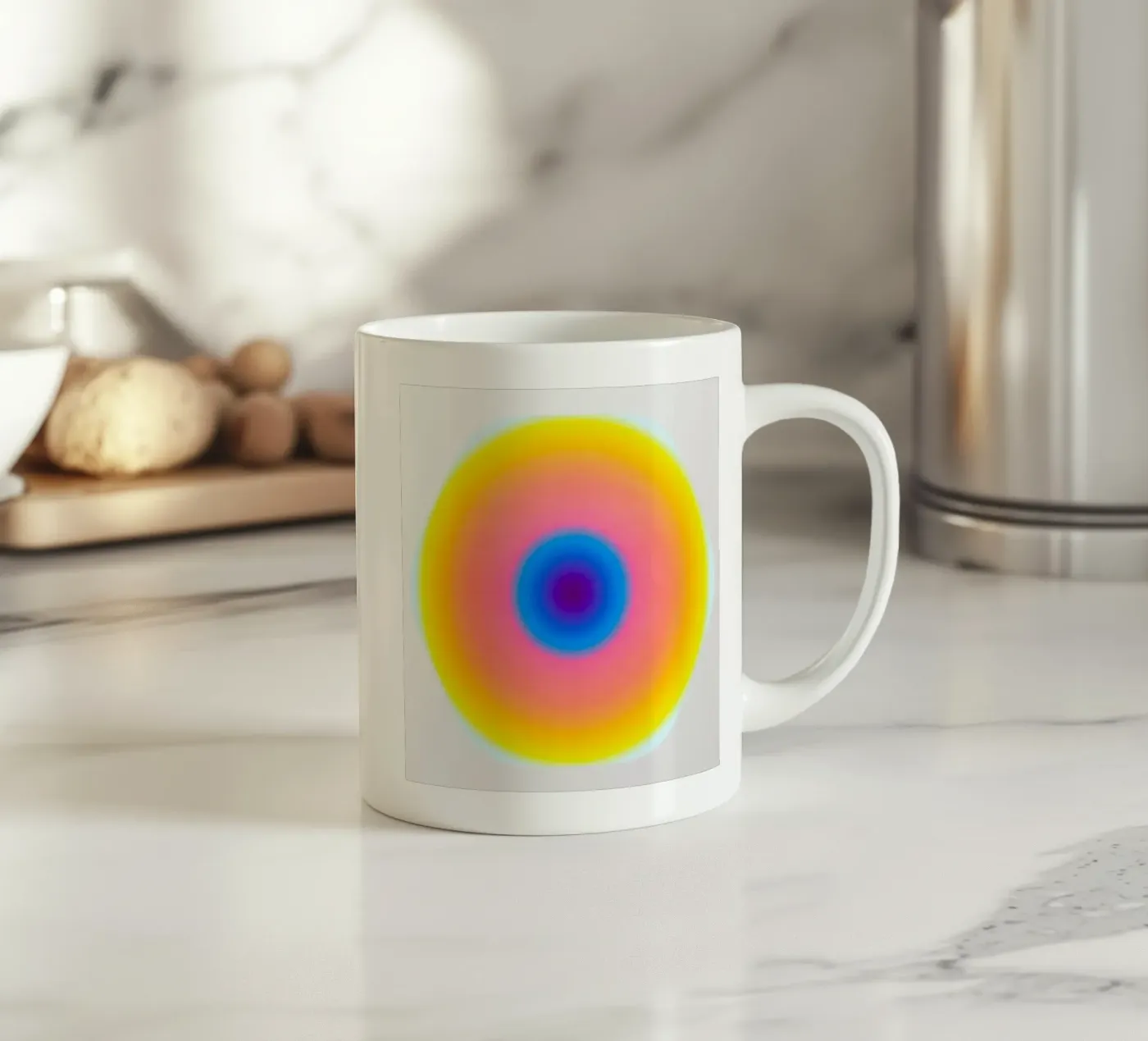 Echo Lights Keramik Tasse von RS LAB STUDIO