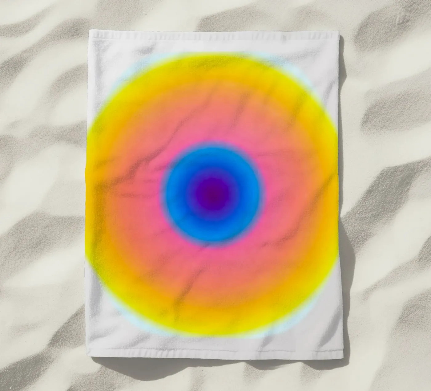 Echo Lights beach towel by RS LAB STUDIO