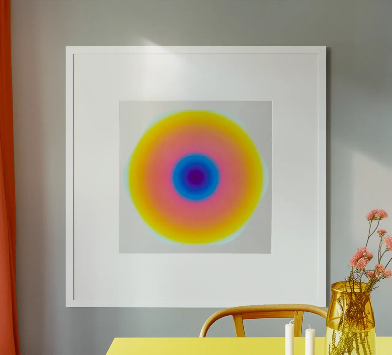 Echo Lights poster con telaio in alluminio da RS LAB STUDIO